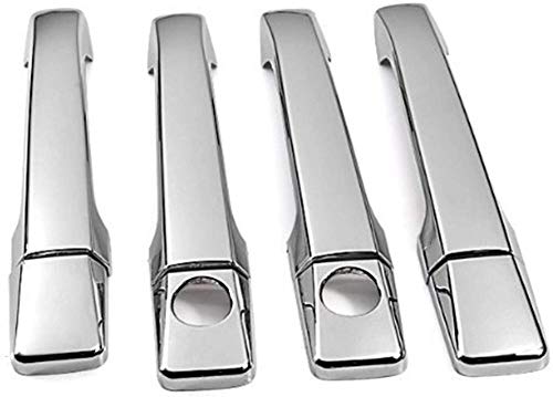 Cubiertas de manijas de Puerta Laterales cromadas aptas para Mercedes-Benz 85-95 W124 Clase E 83-93 W201 Clase C E420 260E 190E 190D Cubiertas de manijas de Puerta Laterales cromadas aptas para Mercedes-Benz 85-95 W124 Clase E 83-93 W201 Clase C E420 260E 190E 190D