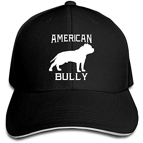 Dale Hill Gorra de béisbol American Bully Cotton Trucker Hat Ajustable Fashion Sports and Outdoors Gorras Negro