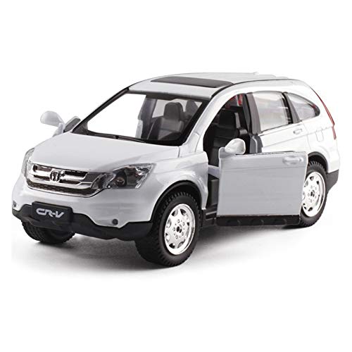 De Molde Fundido 1:30 para CRV Versión Antigua Coche De Aleación 6 Puerta Abierta Música Flash Modelo De Coche Juguetes Metal Pull Back Scale Diecast Boy Toy (Size : 2)