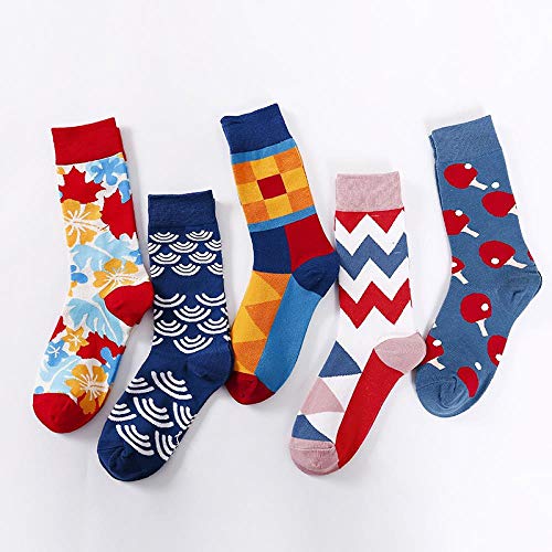 Desconocido Calcetines de Tubo con Elementos de Dibujos Animados de algodón, par de Modelos Mash Up Desconocido Calcetines de Tubo con Elementos de Dibujos Animados de algodón, par de Modelos Mash Up