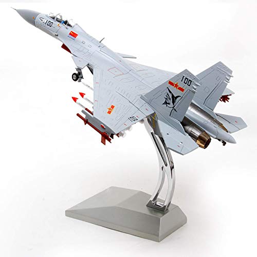 DHTOMC Avión Modelo de avión, Modelo de avión Militar, 1/48 Escala J-15 Avión de Combatientes de tiburón Volando, Modelo Militar de Combate metálico, for CO (Decoración del Modelo de avión Xping