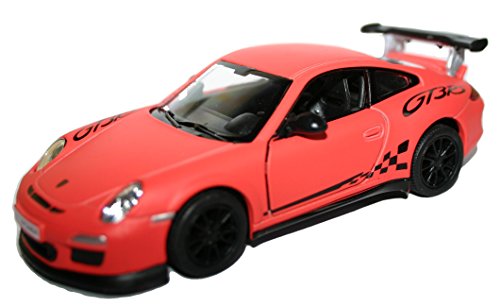Diecast Model Car 911 GT3 RS Abertura Puertas 1:36 Escala (Rosa)