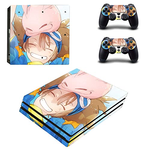 Digimon Adventure Digital Monster Ps4 Pro Skin Sticker Calcomanía para Playstation 4 Ps4 Console y 2 Controladores Skins Sticker Vinilo