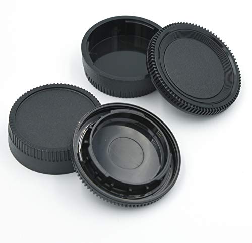 Digital HD Tapones cuerpo y trasera para objetivo Nikon Compatible AF EF Ai F Rear Lens Cap Compatible LF-1