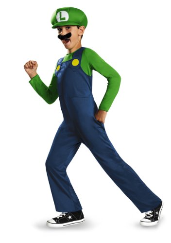 Disguise Nintendo Super Mario Brothers Luigi - Disfraz clásico para niño