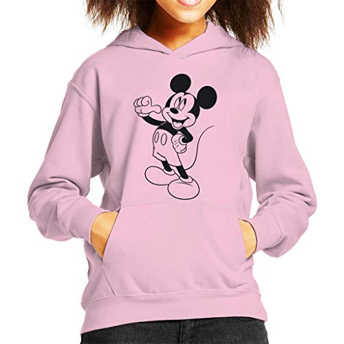 Disney Mickey Mouse Classic Black Sketch Kid's Hooded Sweatshirt