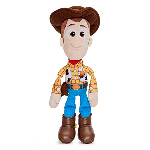 Disney Pixar 37267 Toy Story 4 Woody - Muñeca Suave en Caja de Regalo (25 cm), Color Azul