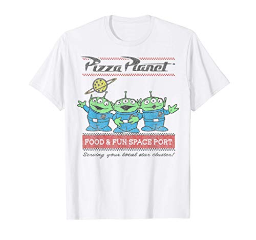 Disney Pixar Toy Story Pizza Planet Aliens Camiseta