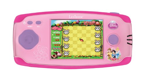 Disney Princesas JL2360DP-1 Princesas Consola portátil con 120 Juegos, Color Rosa (Lexibook