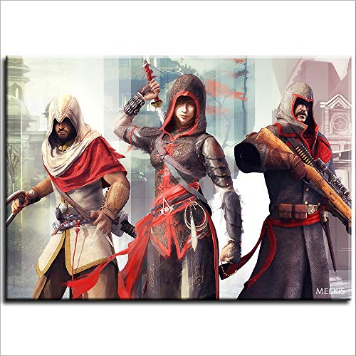 Diy pintura al óleo Assassin's Creed Chronicles lienzo chino pintura digital diy pintura digital pura 40X50 (sin marco)