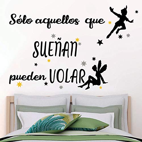 Docliick® Frase motivadora vinilo habitación"SÓLO AQUELLOS QUE SUEÑAN." Vinilos decorativos.Docliick DC-18028 (Vinilo de corte, 60x42cm) Docliick® Frase motivadora vinilo habitación"SÓLO AQUELLOS QUE SUEÑAN." Vinilos decorativos.Docliick DC-18028 (Vinilo de corte, 60x42cm)