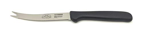 Doi Leons - Cuchillo para barman con hoja dentada de 11 cm. de dos puntas para cítricos. Ideal para lima, limón, naranja y pomelo Doi Leons - Cuchillo para barman con hoja dentada de 11 cm. de dos puntas para cítricos. Ideal para lima, limón, naranja y pomelo