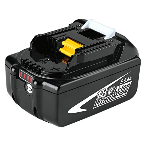 Dosctt BL1860B 5.5Ah Reemplazo para Makita 18V Batería BL1860 BL1850 BL1850B BL1830 BL1830B BL1840 BL1815 BL1825 BL1835 BL1845 LXT400 con indicador Dosctt BL1860B 5.5Ah Reemplazo para Makita 18V Batería BL1860 BL1850 BL1850B BL1830 BL1830B BL1840 BL1815 BL1825 BL1835 BL1845 LXT400 con indicador