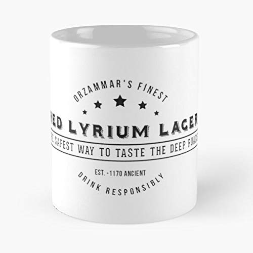 Dragon Age Red Lyrium Lager Classic Mug - Funny Gift Coffee Tea Cup White 11 Oz The Best Gift For Holidays.