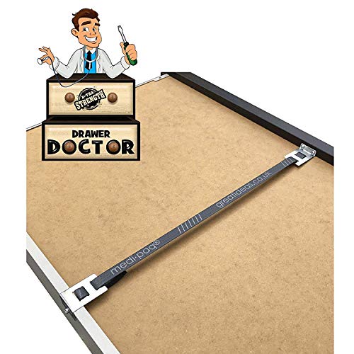 Drawer Doctor - 6x Pack - Kit de reparación de cajones – Repara los cajones de madera combados en minutos – 6x Kit reparador de cajones Drawer Doctor - 6x Pack - Kit de reparación de cajones – Repara los cajones de madera combados en minutos – 6x Kit reparador de cajones