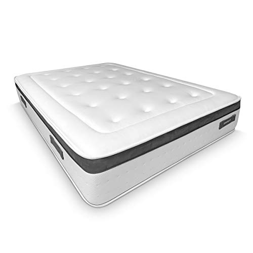 Duérmete Online - Colchón Viscoelástico Nature Biogel | Altura 29cm | Confort Máximo | Tejido Termorregulador, 140x190 Duérmete Online - Colchón Viscoelástico Nature Biogel | Altura 29cm | Confort Máximo | Tejido Termorregulador, 140x190