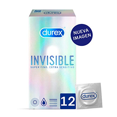 Durex Preservativos Invisibles Extra Sensitivos - 12 condones