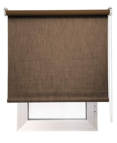 EB ESTORES BARATOS Estor Opaco TEXTILDECOR - Cierra la luz y Reduce la Temperatura. Elija su Medida de Ancho X Alto APROXIMADA Y SE LA AJUSTAMOS A SU Medida. Color: Marrón. Medidas: 265cm x 160cm EB ESTORES BARATOS Estor Opaco TEXTILDECOR - Cierra la luz y Reduce la Temperatura. Elija su Medida de Ancho X Alto APROXIMADA Y SE LA AJUSTAMOS A SU Medida. Color: Marrón. Medidas: 265cm x 160cm