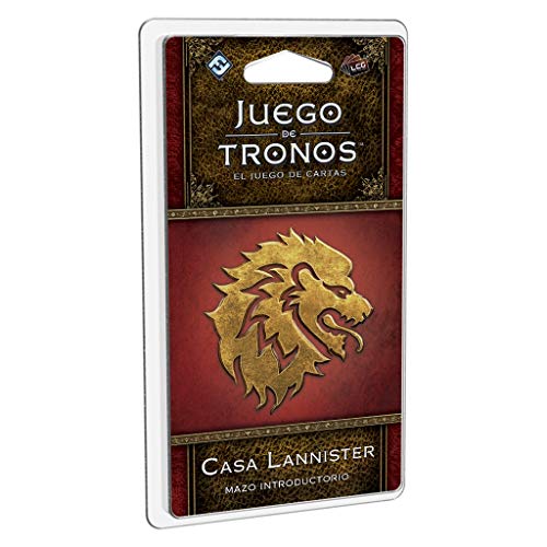 Edge Entertainment- Juego de Tronos LCG: Mazo introductorio de la Casa Lannister - Español, Multicolor (GT38ES)