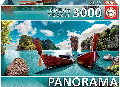 Educa Borras - Serie Panorama, Puzzle 3.000 piezas Phuket, Tailandia (18581)