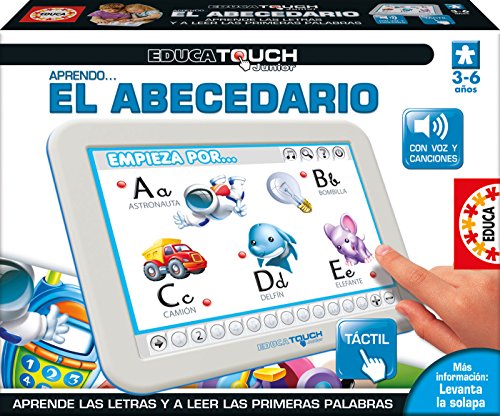 Educa- Touch Junior Aprendo El Abecedario Juego Educativo para Niños, Multicolor (15435) Educa- Touch Junior Aprendo El Abecedario Juego Educativo para Niños, Multicolor (15435)
