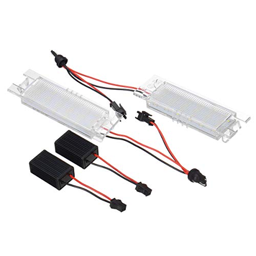 elegantstunning Para Alfa Romeo 147 156 159 166 Giulietta Mito GT Spider MiTo Luces de licencia Led