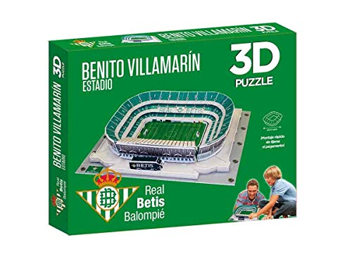 Eleven Force- Puzzle EST 3D Benito Villamarín (R. Betis) con Luz, Multicolor, Talla Única (1) Eleven Force- Puzzle EST 3D Benito Villamarín (R. Betis) con Luz, Multicolor, Talla Única (1)