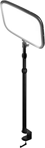 Elgato Key Light - Panel LED de Estudio Profesional con 2800 Lúmenes, Color Ajustable, Controlable por Aplicación, para PC y Mac, Soporte de Escritorio de Metal, Color Negro/Blanco Elgato Key Light - Panel LED de Estudio Profesional con 2800 Lúmenes, Color Ajustable, Controlable por Aplicación, para PC y Mac, Soporte de Escritorio de Metal, Color Negro/Blanco