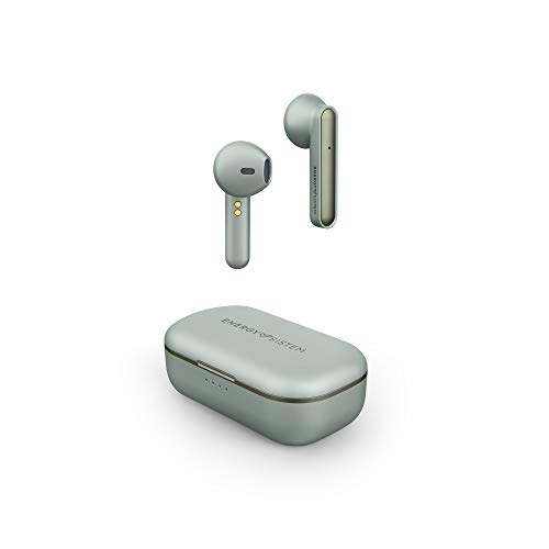 Energy Sistem Style 3 Auriculares inalambricos True Wireless Olive (20h de autonomía, Estuche de Carga inalámbrica, Llamadas stéreo, micrófono Integrado,conectividad automática, Bluetooth 5.0) Verde