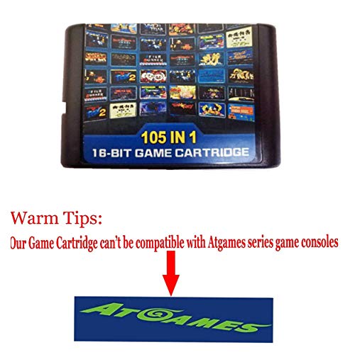Entrega gratis 105 en 1 para Sega Megadrive Genesis Game Cartridge Incluye Contra Gunstar Heroes de FLORATA Entrega gratis 105 en 1 para Sega Megadrive Genesis Game Cartridge Incluye Contra Gunstar Heroes de FLORATA