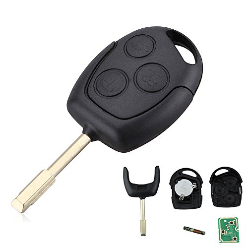 ePathChina 433 Mhz 3 botones de entrada remota con 60 chips para Ford Mondeo / Fiesta / Focus / KA / Transit / K2 2002-2012 ePathChina 433 Mhz 3 botones de entrada remota con 60 chips para Ford Mondeo / Fiesta / Focus / KA / Transit / K2 2002-2012