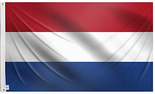 Ericraft Bandera Holanda Grande 90x150cms Bandera de Países Bajos de balcón para Exterior Reforzada y con 2 Ojales metálicos, Bandera Holandesa Tela, Netherlands Flag