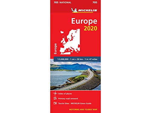 Europe 2020 - Michelin National Map 705: Map (Michelin National Maps)