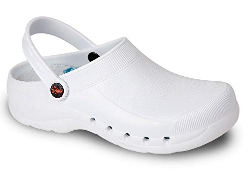 EVA Color Blanco Talla 39, Zueco de Trabajo para sanidad y hostelería Unisex Certificado CE EN ISO 20347 Marca DIAN EVA Color Blanco Talla 39, Zueco de Trabajo para sanidad y hostelería Unisex Certificado CE EN ISO 20347 Marca DIAN