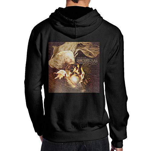 Evmjser Kill Switch Engage Men's Leisure Long Sleeve Hooded Sweater Sports Tops Black XL