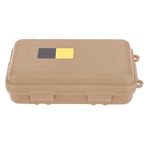 Fafeims Caja de Equipo Impermeable de Supervivencia de plástico al Aire Libre Caja de contenedor sellada A Prueba de Polvo a Prueba de presión(Bronceado Grande) Fafeims Caja de Equipo Impermeable de Supervivencia de plástico al Aire Libre Caja de contenedor sellada A Prueba de Polvo a Prueba de presión(Bronceado Grande)