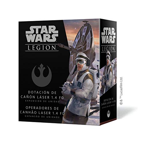 Fantasy Flight Games- Star Wars Legion: Dotacion De Cañon Laser 1.4 Fd - Español, Multicolor (FFSWL14)