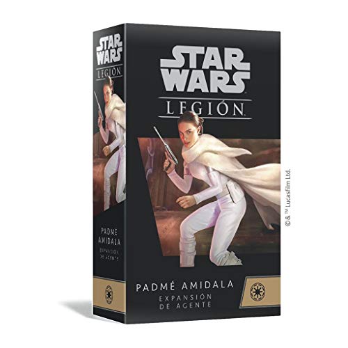 Fantasy Flight Games- Star Wars Legion - Padmé Amidala Expansión de Agente - Juego de Miniaturas, Color (SWL66ES)