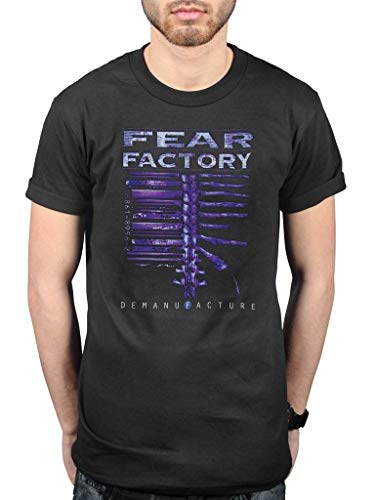 Fear Factory Demanufacture T Shirt Fear Campaign Burton C Bell Metal,Camisetas y Tops(XX-Large)