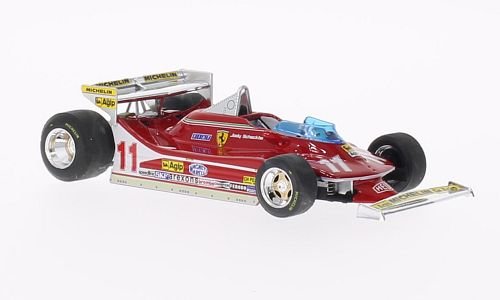 Ferrari 312 T4, No.11, GP Monaco , 1979, Modelo de Auto, modello completo, Brumm 1:43