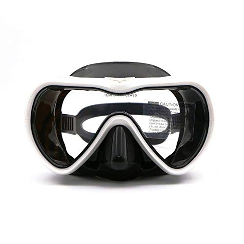 FFCVTDXIA Nuevo Buceo con Amplia visión con máscara de Gafas Adultas natación Gafas de Snorkeling Silicona Anti-Niebla Vidrio Templado Equipo de Buceo zhihao (Color : AM101 Black)