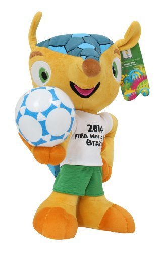 Fifa Wm 2014 - Peluche de fuleco de 40 cm la mascota oficial de la copa mundial de la fifa 2014 brasil