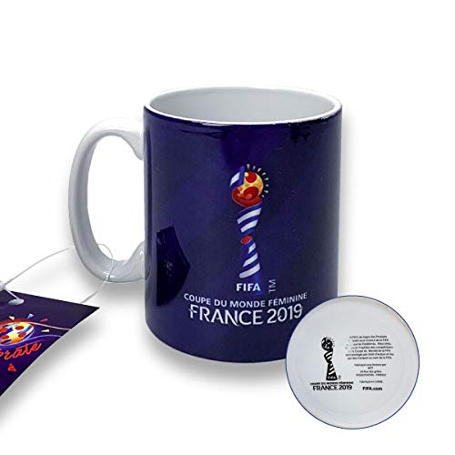 FIFA Women's World Cup France 2019TM I - Taza de cerámica, Color Azul
