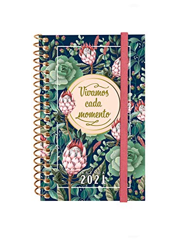 Finocam - Agenda 2021 Semana vista apaisada Espiral Design Collection Momento Español, Mini - E3-79x127 mm Finocam - Agenda 2021 Semana vista apaisada Espiral Design Collection Momento Español, Mini - E3-79x127 mm