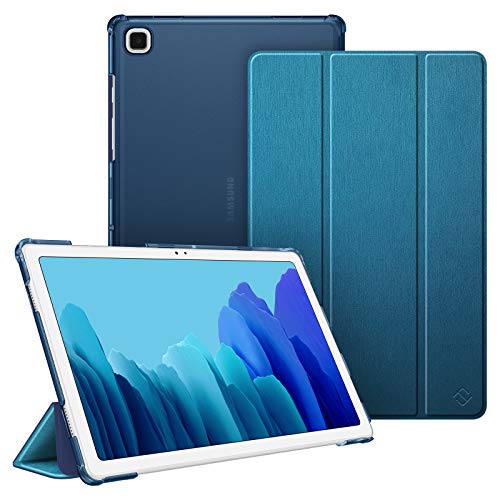 Fintie Funda Compatible con Samsung Galaxy Tab A7 10.4'' 2020 - Trasera Transparente Mate Carcasa Ligera con Función de Auto-Reposo/Activación para Modelo de SM-T500/T505/T507, Azul Verde