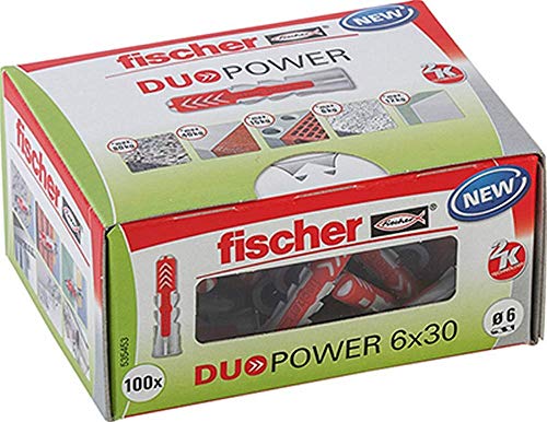 Fischer 104460101 Taco Duopower 6x30 diy/Caja 100 Ud