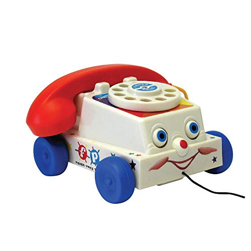 Fisher-Price 1694 - Teléfono de Juguete con Cuerda para Tirar Fisher-Price 1694 - Teléfono de Juguete con Cuerda para Tirar