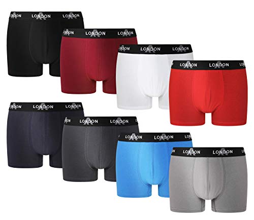 FM London Fitted Boxer, Multicolor (Classic Mix 10), Small (Pack de 8) para Hombre FM London Fitted Boxer, Multicolor (Classic Mix 10), Small (Pack de 8) para Hombre