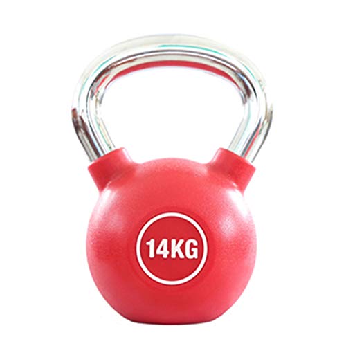 FOLA Músculo de Acero Kettlebell Hombres Mujeres Home Fitness Pesas Brazo del Entrenamiento Caldera Campana Gimnasio de Pesas Rusas (tamaño : 14kg(30.8lbs))