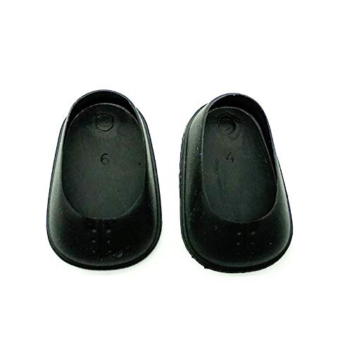 Folk Artesanía Par Zapatos colección de Calidad para muñecas. Fabricado en España (Negro) Folk Artesanía Par Zapatos colección de Calidad para muñecas. Fabricado en España (Negro)